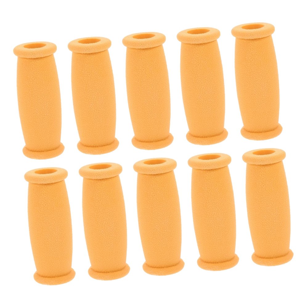 IMIKEYA TPR Crutch Handle Covers, Non-Slip, Lightweight, Flexible, 10-Piece Set