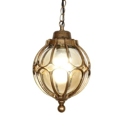 Leoshi IP65 Waterproof Retro Hanging Lantern with Bubble Glass