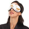 Sleep Mask with Balloon Raccoon Motif, Lightweight, Soft, Breathable, Adjustable Strap view 3