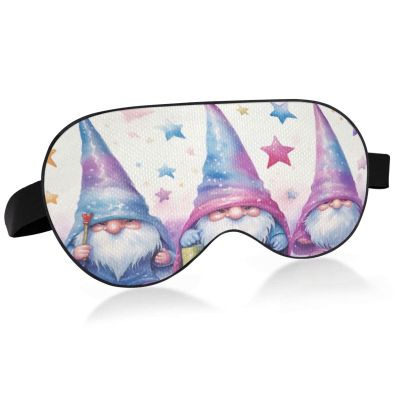 Christmas Gnome Sleep Mask, Soft, Breathable, Adjustable, Light-Blocking