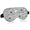 Koala and Leaf Pattern Sleep Mask with Adjustable Strap view 1