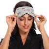 Watercolor Bee Sleep Mask, Lightweight, Soft, Breathable, Adjustable Strap, Blackout Eye Mask for Women and Men, Travel and Nighttime Sleep view 4