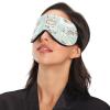 Cute Elephant and Llama Sleep Mask, Soft, Breathable, Adjustable Blackout Eye Mask for Women and Men view 3