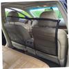 minkissy 2-Piece Car Backseat Pet Barrier Safety Net, Black view 2