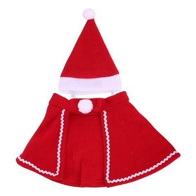 Fleece Christmas Puppy Cape