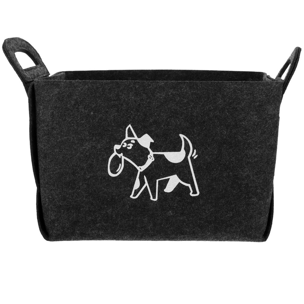 LALAFINA Felt Dog Toy Organizer