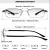 Lanomi 3-Pair Rimless Reading Glasses, Blue-Light Filter, Diamond-Cut, Gray Gradient Lens, +2.5 view 2
