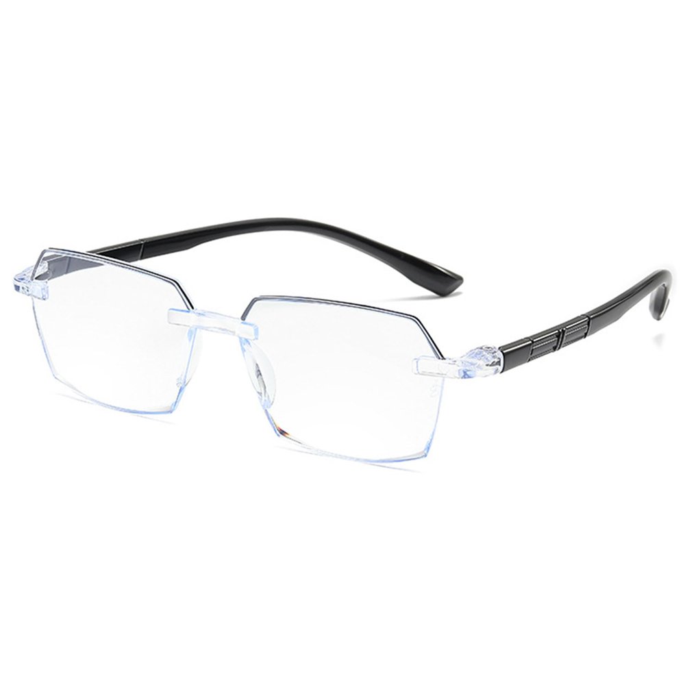 Lanomi 3-Pair Rimless Reading Glasses, Blue-Light Filter, +3.5