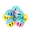 10-Pack Hollow Cat Toy Balls with Bells view 1