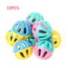 10-Pack Hollow Cat Toy Balls with Bells view 2