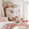 Runtoo Baby Tree Forest Animal Wall Decal view 1