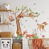 Runtoo Baby Tree Forest Animal Wall Decal view 2