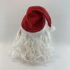 Qianderer Santa Claus Latex Mask with White Beard and Red Hat view 4