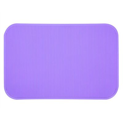 Non-Slip Rubber Pet Grooming Mat, Purple