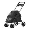 Clearance Small Dog Stroller with Rain Cover and Cup Holder view 1