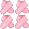4-Piece Spa Facial Headbands, Adjustable Towel Wraps for Washing, Showering, Makeup, Sports and Yoga view 1