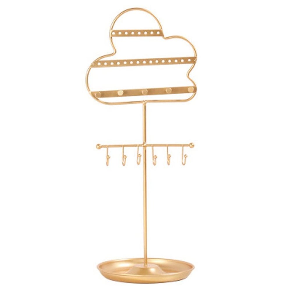 SilteD TJLSS Earring Holder and Necklace Organizer Tree, Jewelry Stand for Rings, Bracelets, Stud Earrings, Hairpins, and Brooches