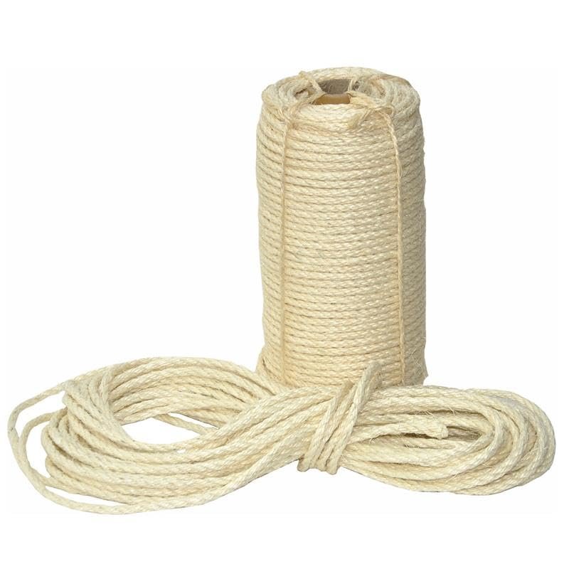 nanook Natural Sisal Rope for Cat Trees, 100 m x 8 mm