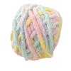 Colorful Ice-Stripe Wool Ball, Handwoven Soft Winter Scarf, Hooks, Slippers, Special Tools, Thick Wool, Hand-Knitting Yarn (Color: 29) view 2
