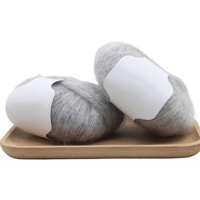 25 g/Skein Multicolor Mohair-Cashmere Yarn, 260 m/0.9 mm, Color 03