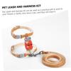 FRCOLOR Cat Harness Set with Leash, Breathable Wear-Resistant Polyester view 3