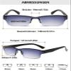 Lanomi Rectangular Tinted Reading Glasses, UV Protection, Half-Frame, Brown, +1.5, 4-Pack view 2