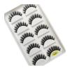 UAMOU Natural 3D False Eyelashes, 5 Pairs, 37 Styles, Cheerfully (Color: 5 Pairs MYG600; Size: 25 Boxes, 125 Pairs) view 4