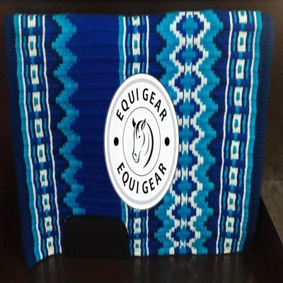 EQUIGEAR Western Show Horse Saddle Pad, New Zealand Wool, Handmade, Sensor Flex, WW52 (32 x 32 in)