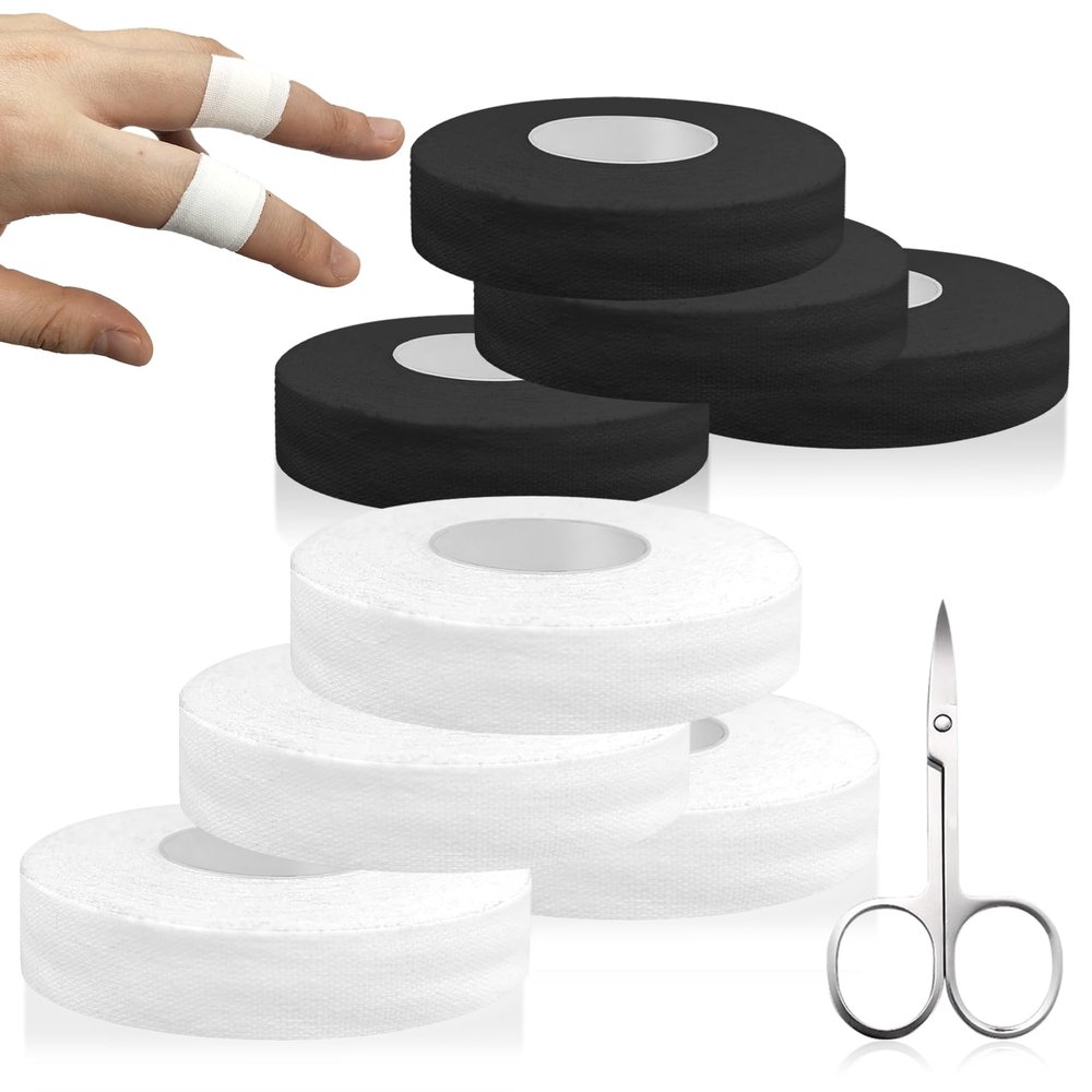 4 Rolls Strong White Finger Tape, Waterproof Climbing Tape, 40 cm