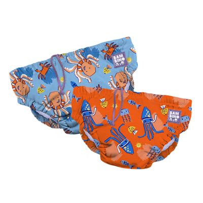 Bambino Mio 2-Pack Reusable Swim Pants, 2–3 Years