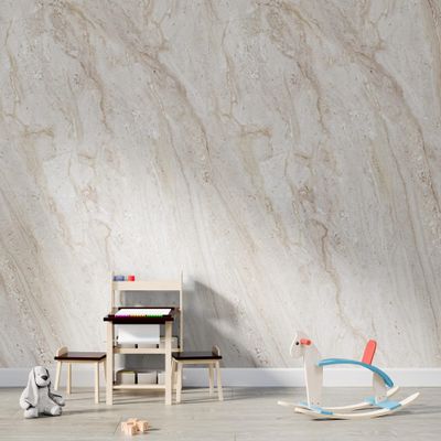 dedeco Children's Room Wall Panel, Wallpaper Alternative, Marble V9, 250 x 100 cm