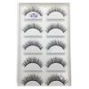 UAMOU 10/50 Boxes of 5 Pairs 3D Mink False Eyelashes, Natural Cross Style, Long and Wispy view 1