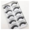 UAMOU 10/50 Boxes of 5 Pairs 3D Mink False Eyelashes, Natural Cross Style, Long and Wispy view 4
