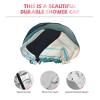 Sea Dolphin Jumping Double-Layer Waterproof Shower Cap view 4
