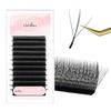 NATUHANA Sandwich Clover W-Shape Dual-Core 3D Pre-Made Lash Extensions, 0.07 mm LU Curl, 8–14 mm Mixed Tray view 1