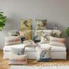 Icotoibabie Linen Pillow Cover, Red Magpie, 45.7 x 45.7 cm view 4