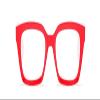 PARWANA Fashion Blue-Light-Blocking Square Reading Glasses, Red, +1.50 view 1