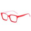 PARWANA Fashion Blue-Light-Blocking Square Reading Glasses, Red, +1.50 view 2