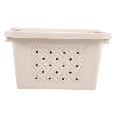 DOITOOL Beige Plastic Hamster Carrier with Breathable, Multifunctional Design
