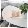 DOITOOL Beige Plastic Hamster Carrier with Breathable, Multifunctional Design view 2