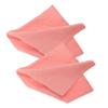 ibasenice 2-Piece Cotton Burp Cloths for Girls, Absorbent, Breathable and Gentle on Skin view 1