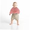 ibasenice 2-Piece Cotton Burp Cloths for Girls, Absorbent, Breathable and Gentle on Skin view 2