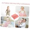 ibasenice 2-Piece Cotton Burp Cloths for Girls, Absorbent, Breathable and Gentle on Skin view 3