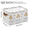 Plaid Kitten Storage Basket for Toys and Laundry view 4