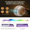OKH Blue Light Blocking Glasses for Men and Women, Transparent Round view 4