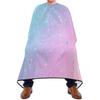 Adjustable Waterproof Haircutting Cape with Colorful Rainbow Spots view 1