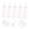 5-Pack Pet Feeding Bottles with Nipples, 50 mL, Silicone and PP view 3