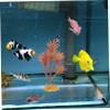 PRETYZOOM Artificial Aquarium Plants, Realistic Safe Plastic Decoration for Fish and Reptile Tanks, Durable and Low-Maintenance view 2