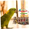 ABOOFAN Wooden Chew Toy for Parrots view 4