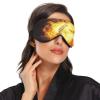 Flaming Baseball Sleep Mask view 2